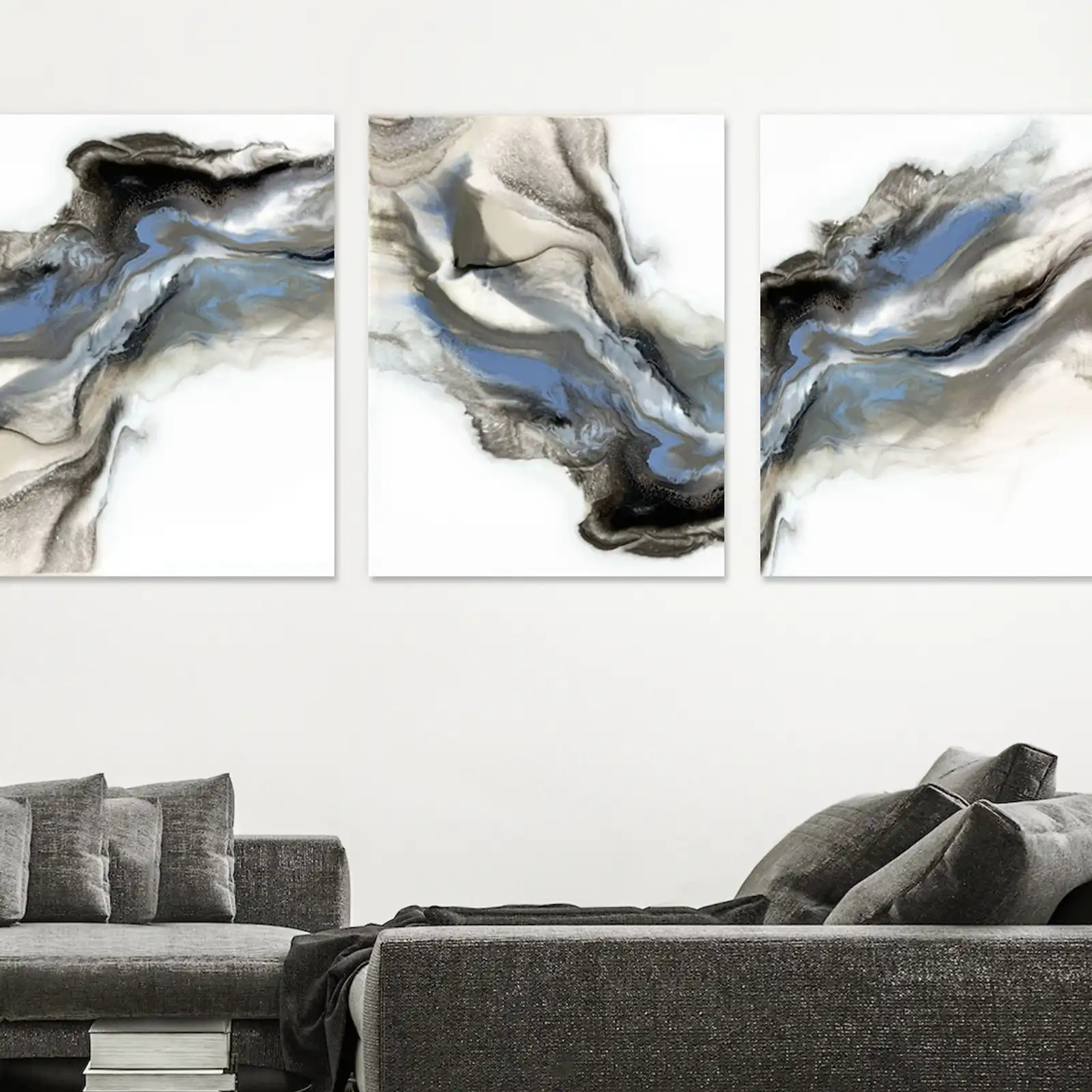 Thumbnail: Grey Smoke - Triptych