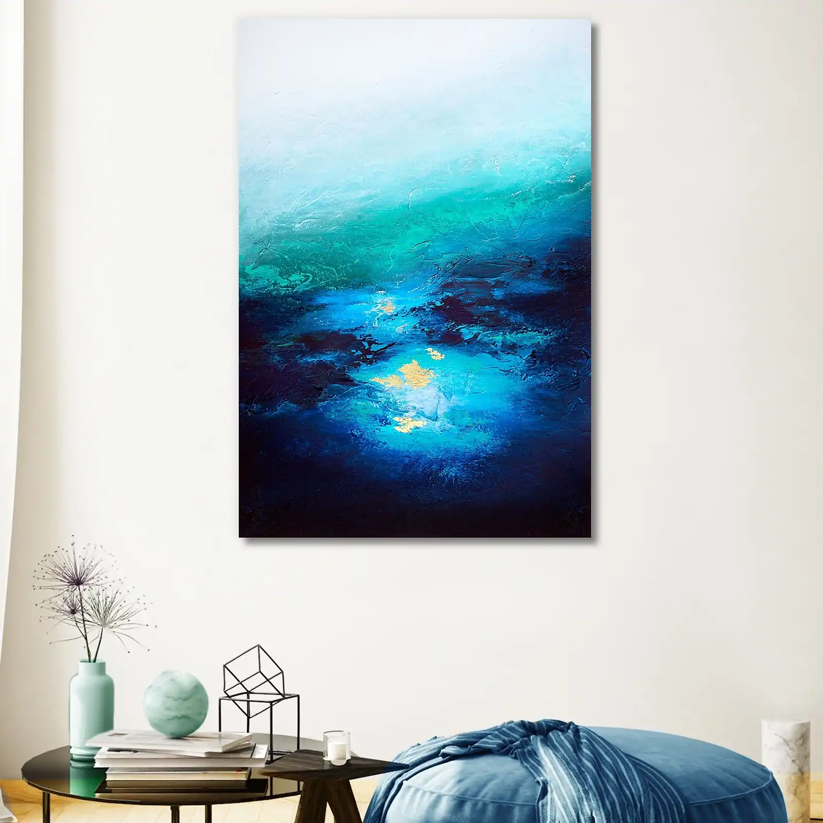 Thumbnail: Under Great Depths Canvas Print