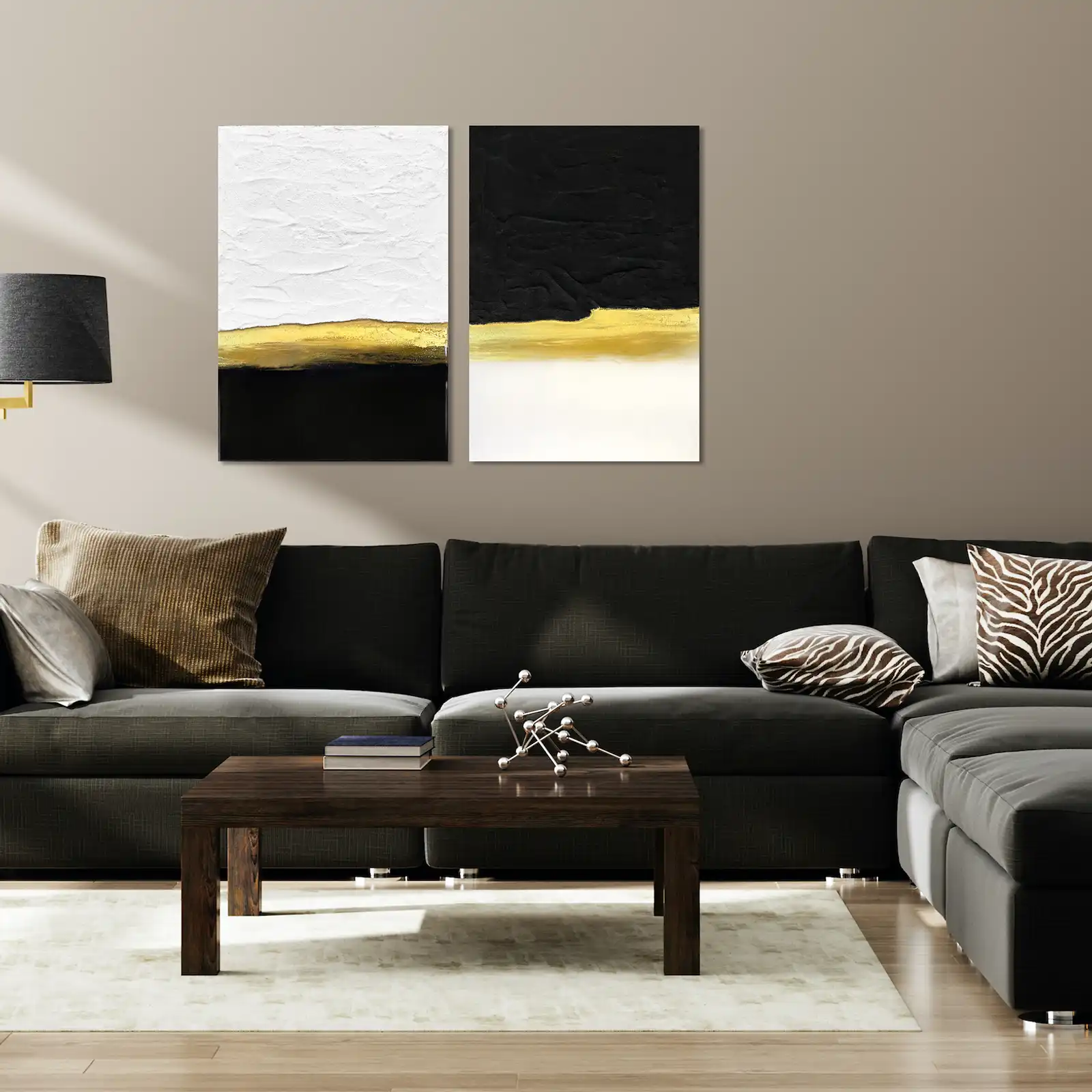 Thumbnail: Black And White Golden Light