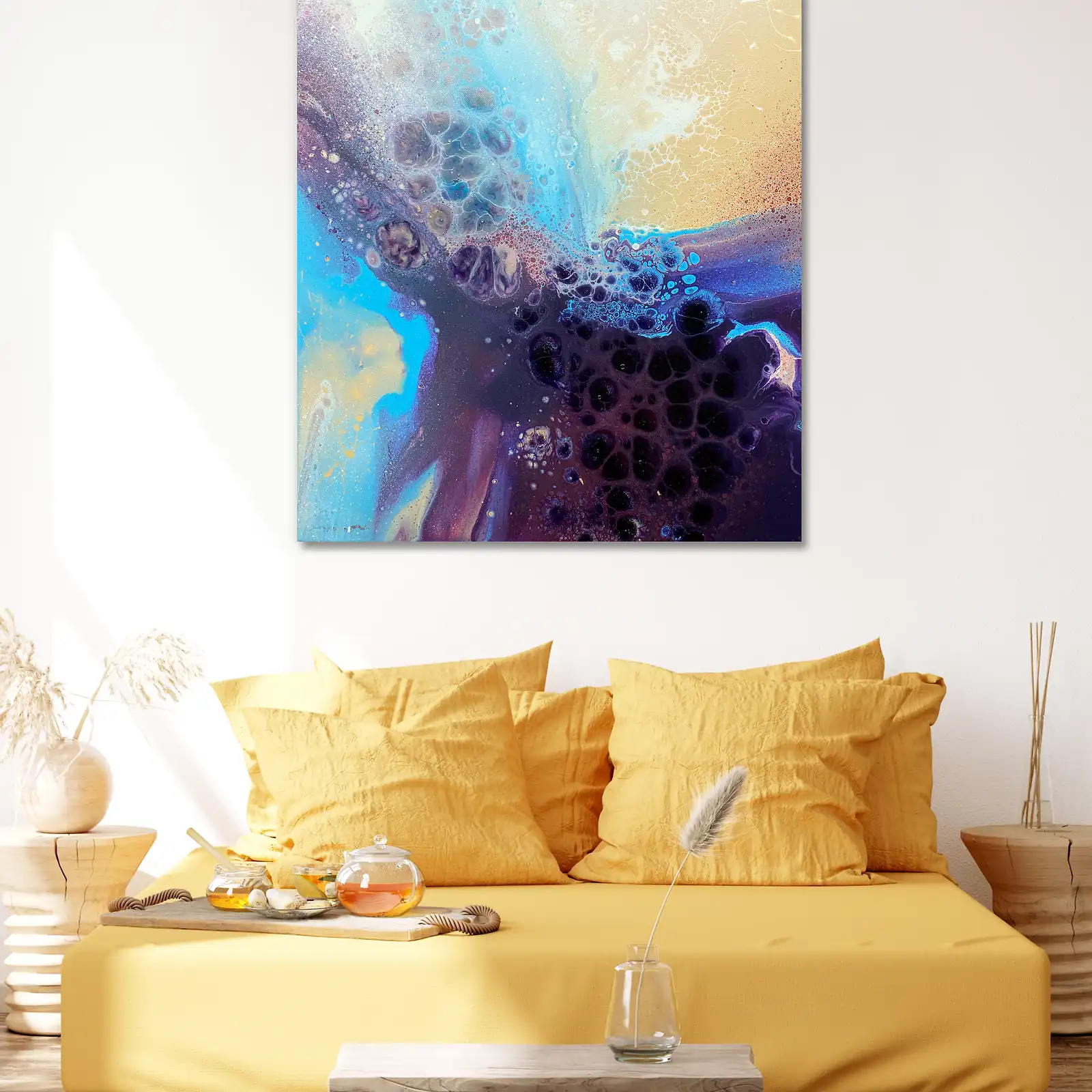 Thumbnail: Grand Prismatic Spring Canvas Print