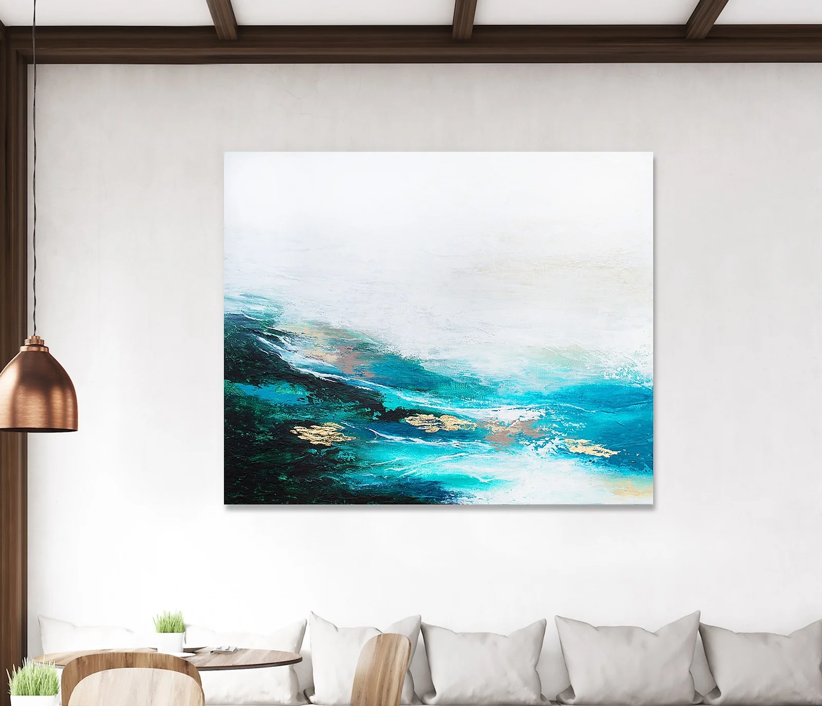 Verdant Wave Canvas Print