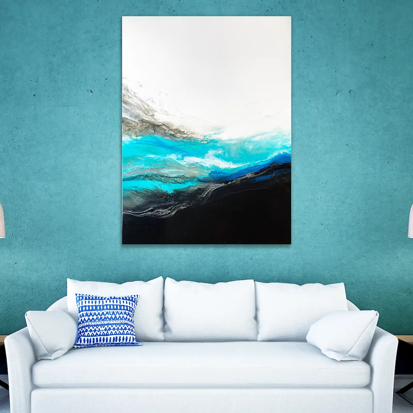 Thumbnail: Resounding Wave Canvas Print