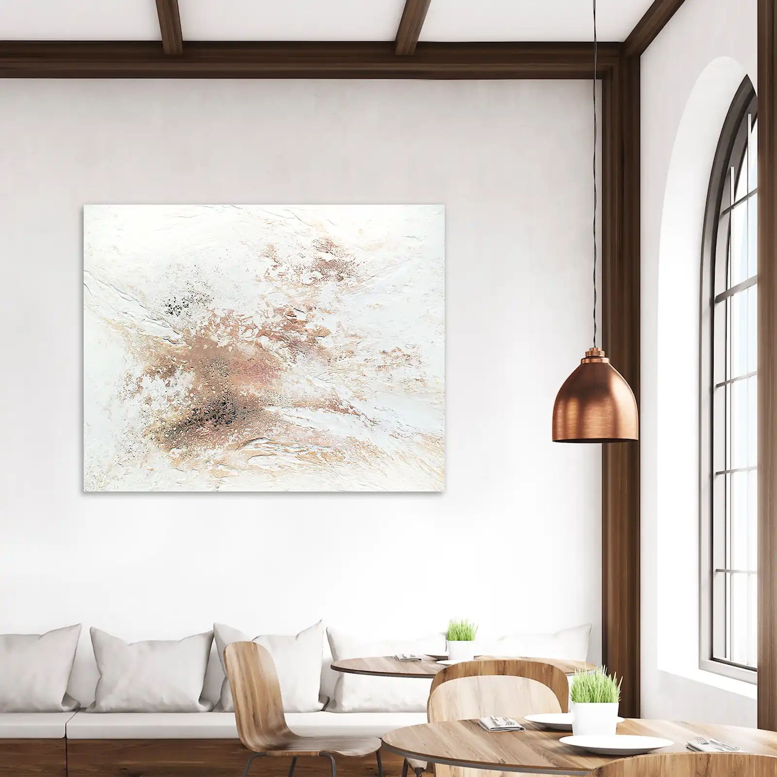 Thumbnail: Journey Of Snow Canvas Print