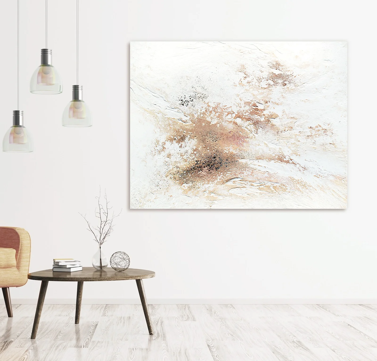Journey Of Snow Canvas Print