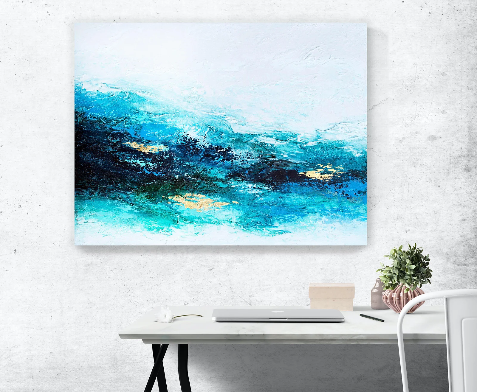 Flourishing Wave Canvas Print