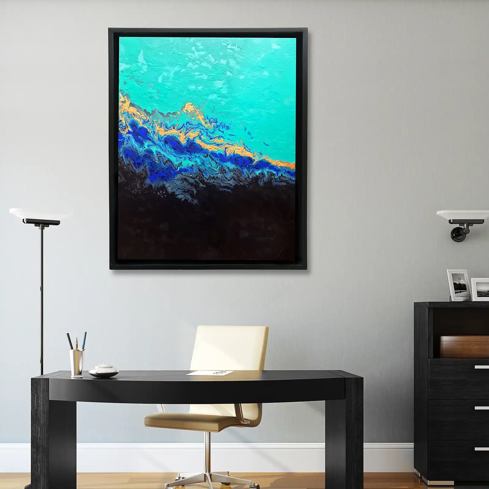 Thumbnail: Black Rock City Canvas Print