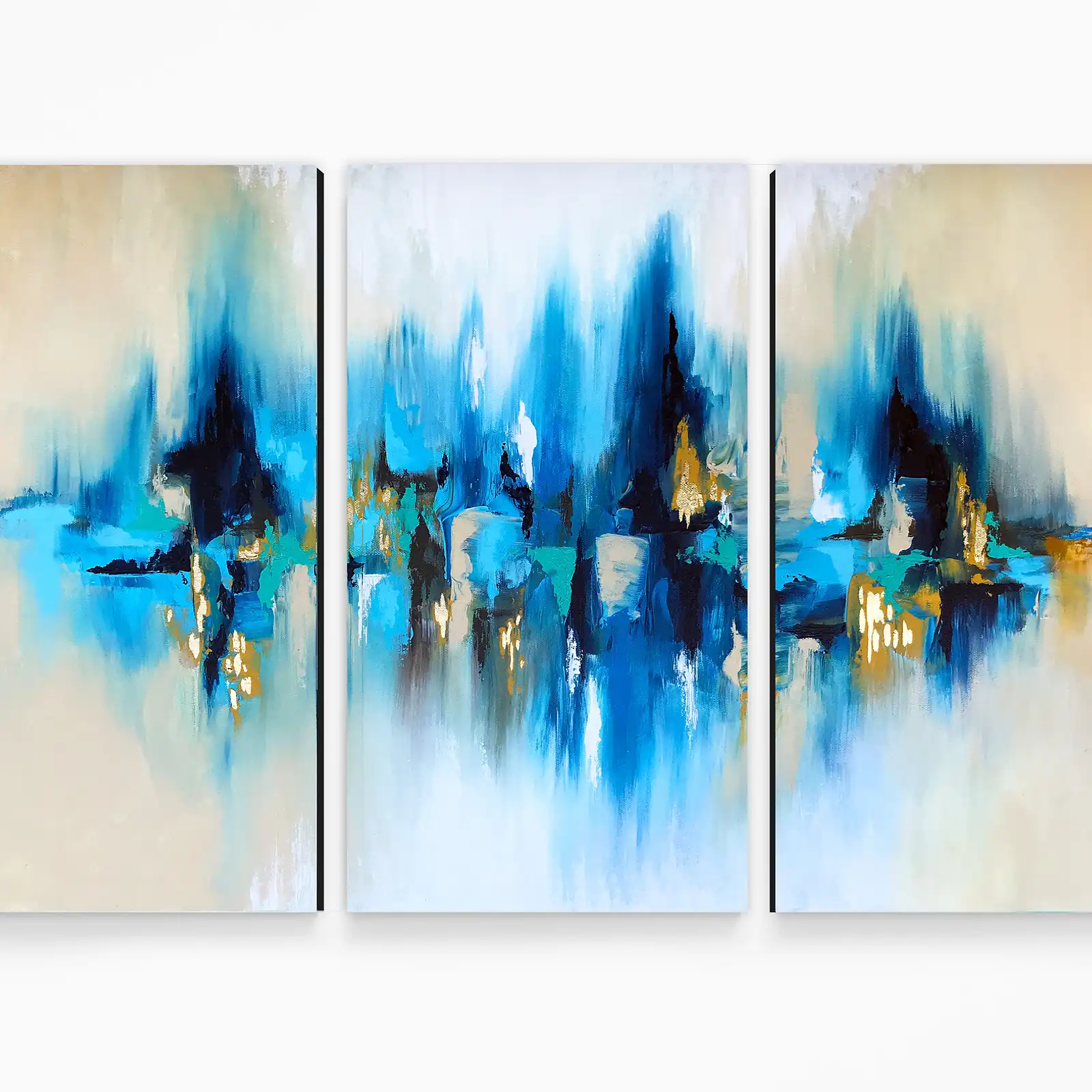 Thumbnail: Reflection Triptych Canvas Print