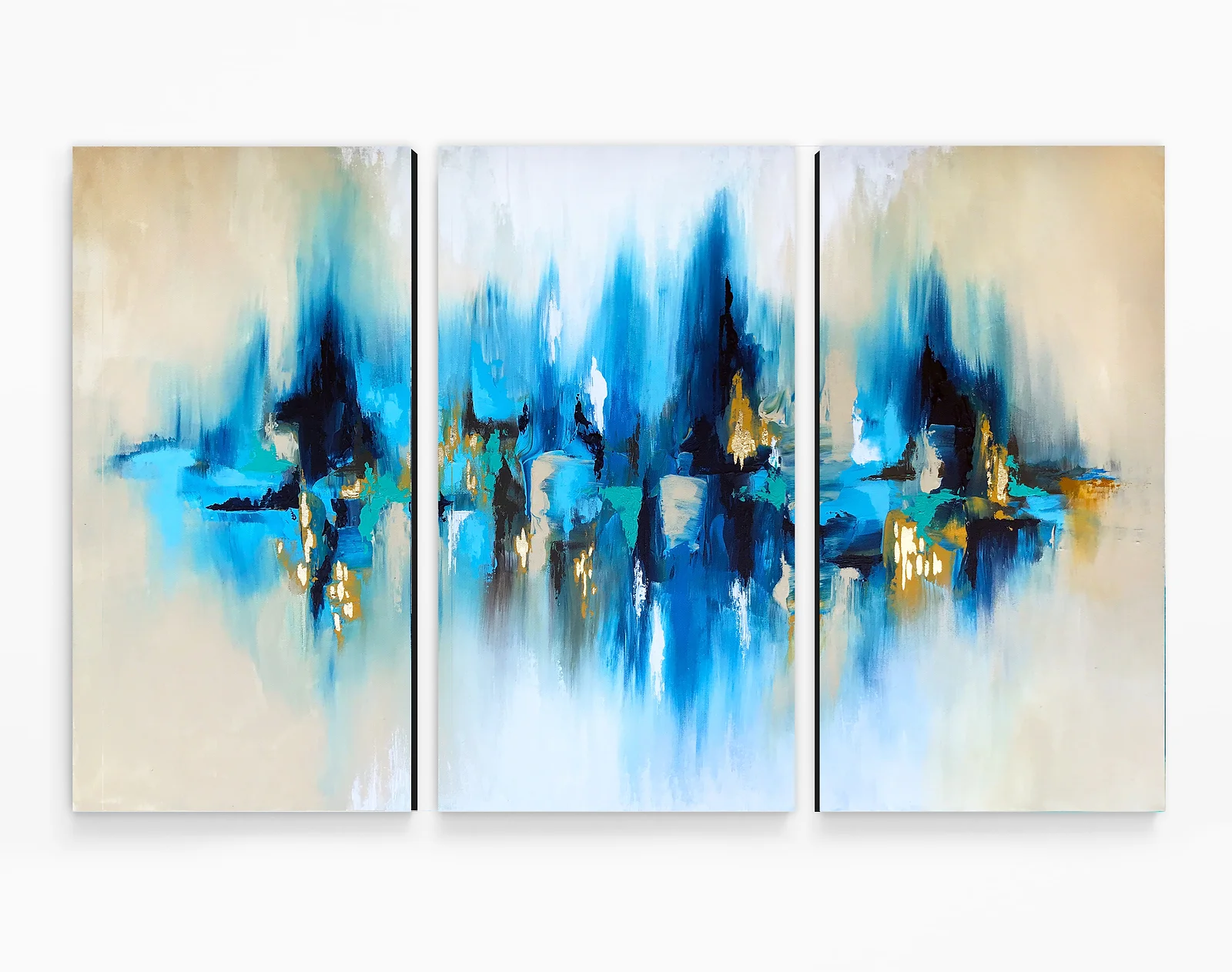 Reflection Triptych Canvas Print