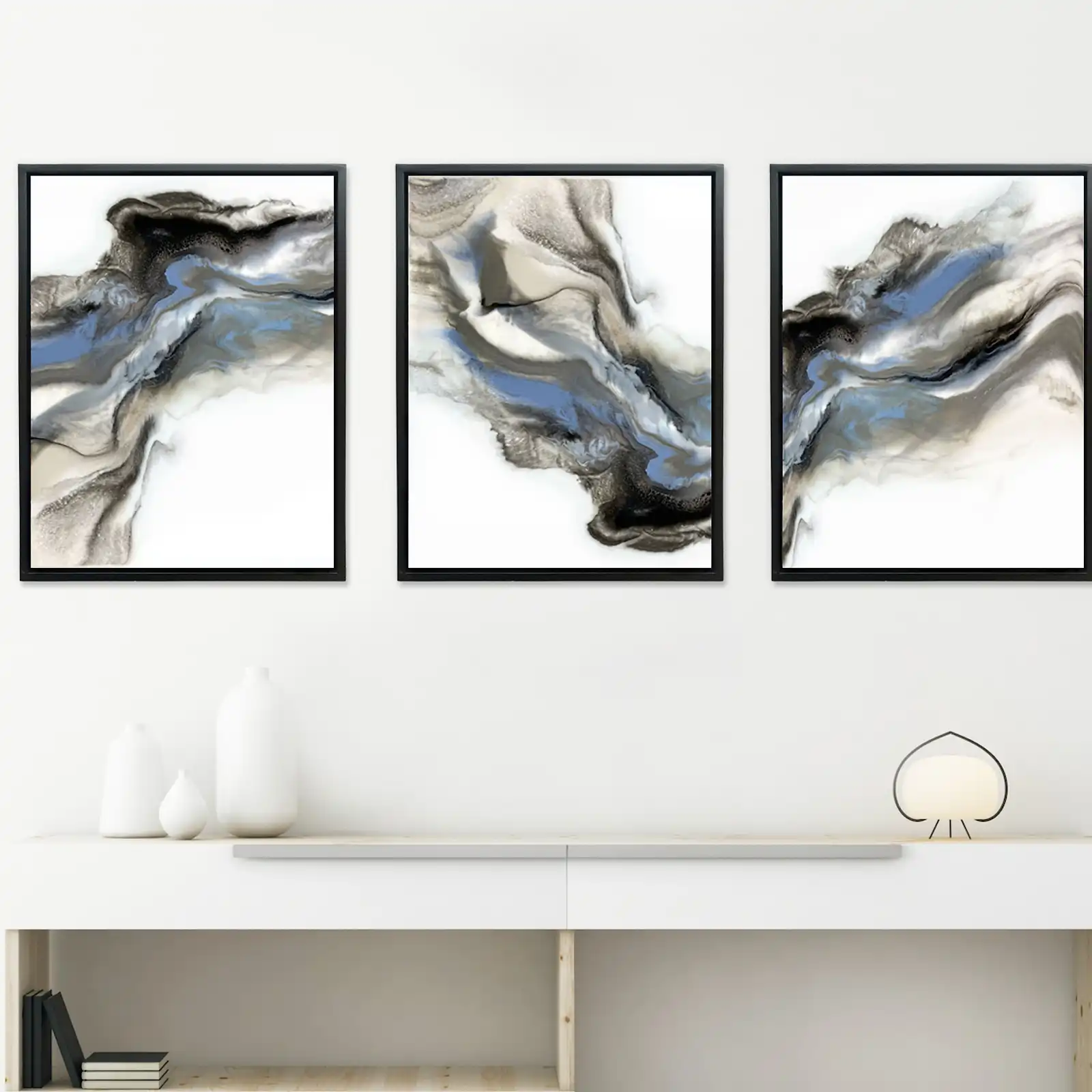 Thumbnail: Grey Smoke - Triptych