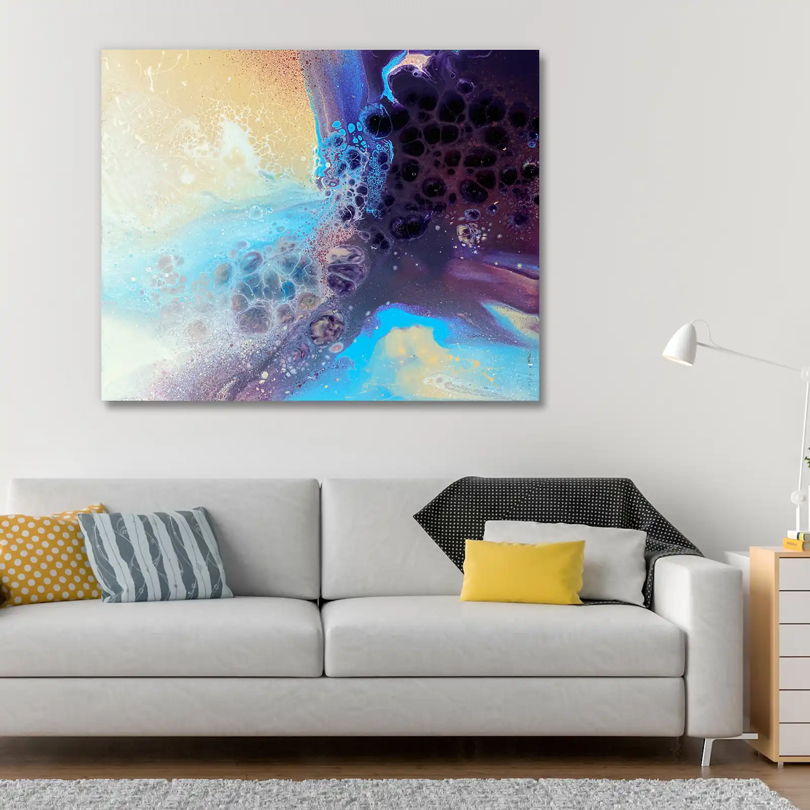 Thumbnail: Grand Prismatic Spring Canvas Print