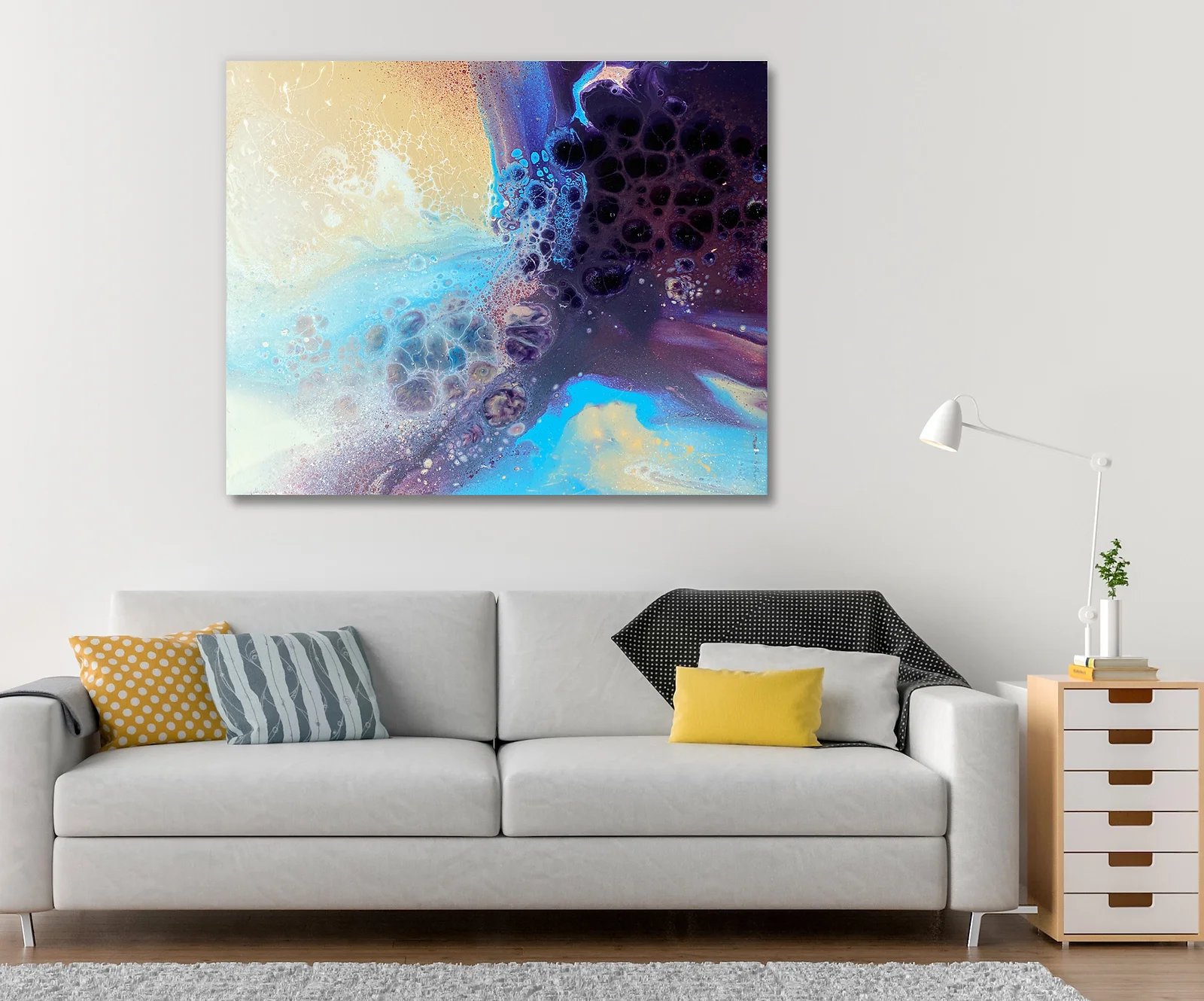 Grand Prismatic Spring Canvas Print