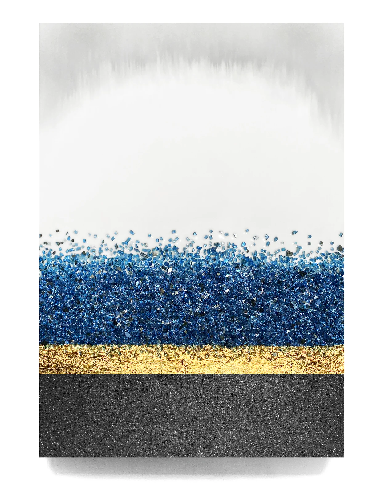 Crystal Blue And Gold *Paint To Order