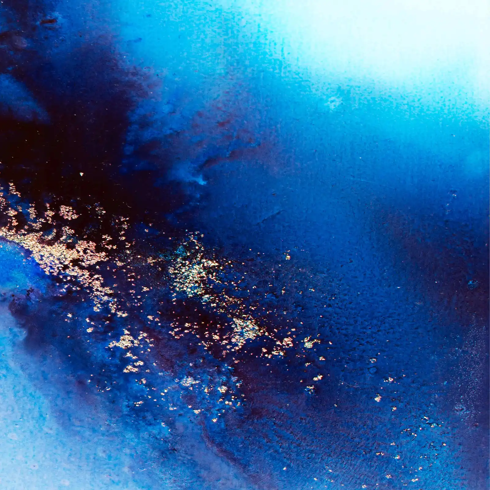 Thumbnail: Blue And Gold - Triptych