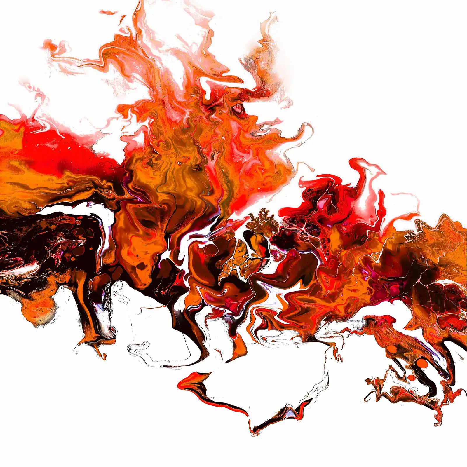 Thumbnail: Colorful White Wave - Triptych