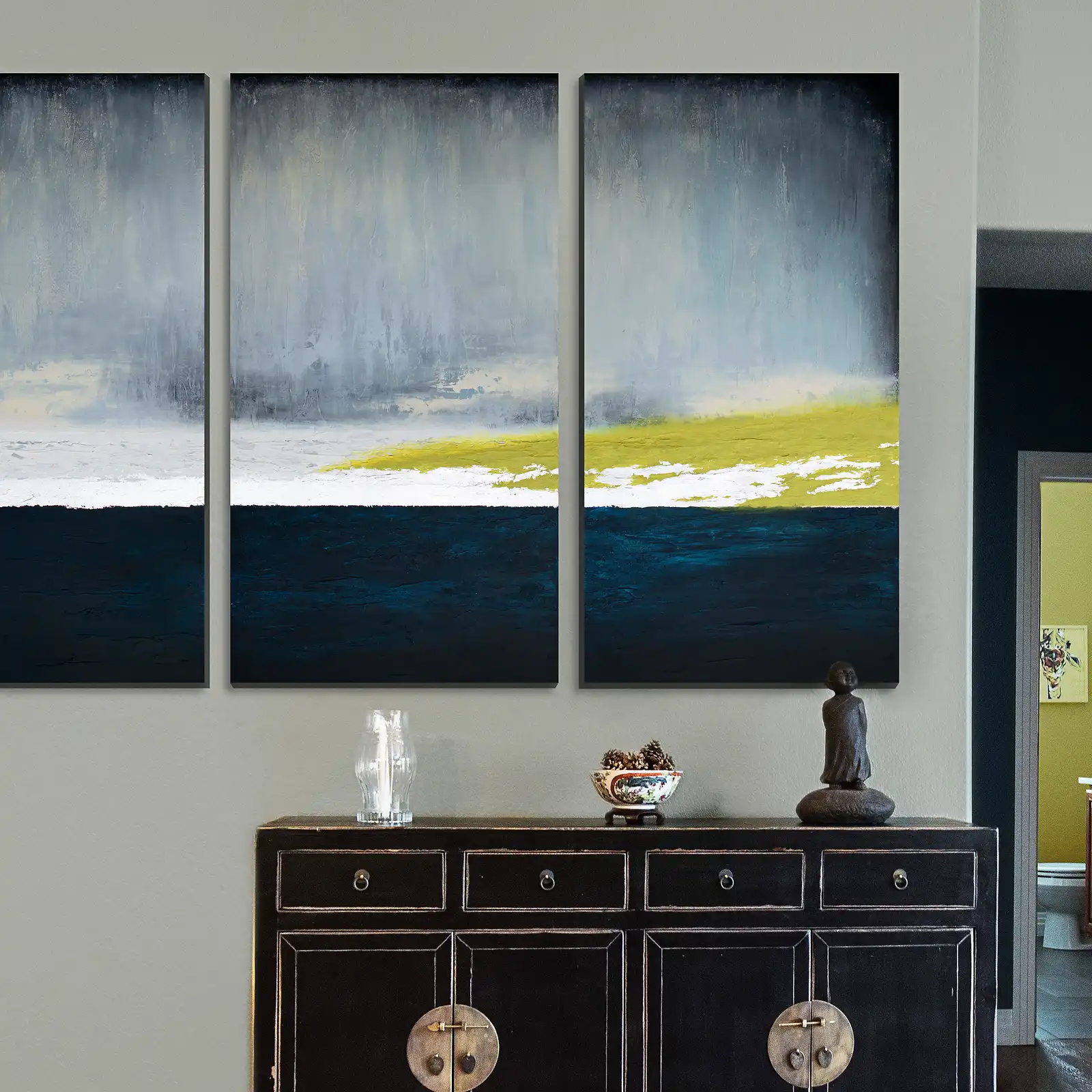 Thumbnail: Reverence Triptych Canvas Print