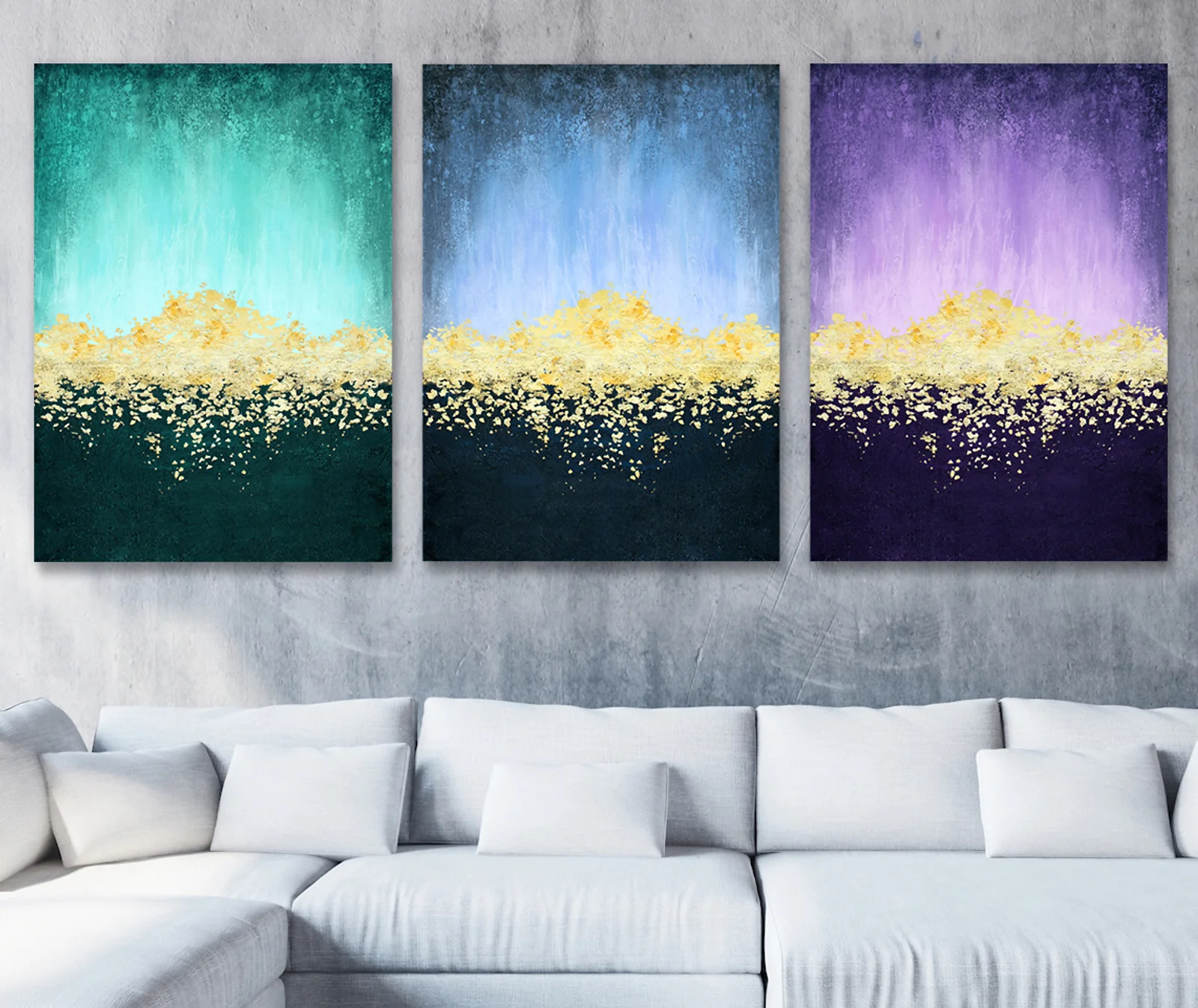 Golden Daylight - Triptych