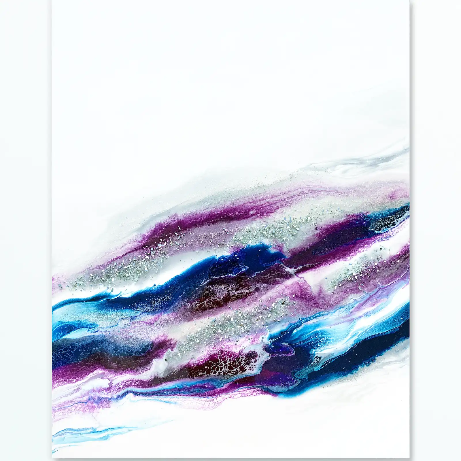 Thumbnail: Blue And Purple Wave *Paint To Order