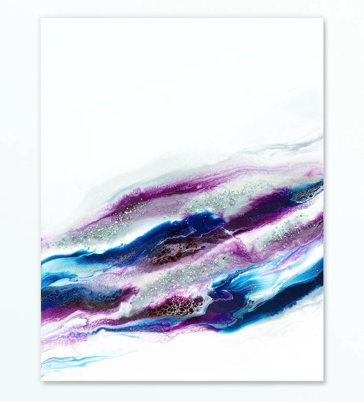 Blue And Purple Wave *Paint To Order